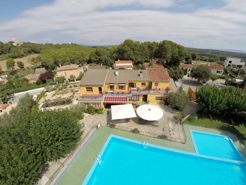 Hotel Les Roques Báscara Buitenkant foto
