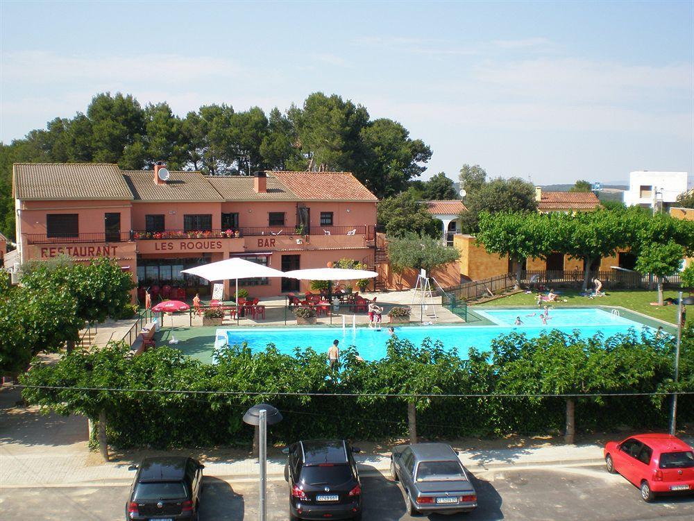 Hotel Les Roques Báscara Buitenkant foto