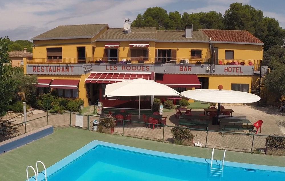 Hotel Les Roques Báscara Buitenkant foto